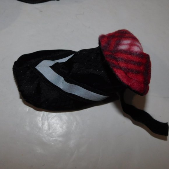 Top Paw Black Reflective Dog Bootie Fleece Lined - Picture 2 of 5